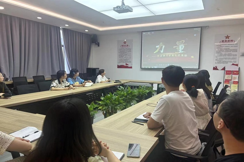 hahabet星辰大海教工第二党支部开展 “提升党员教工的历史使命感与责任感”活动